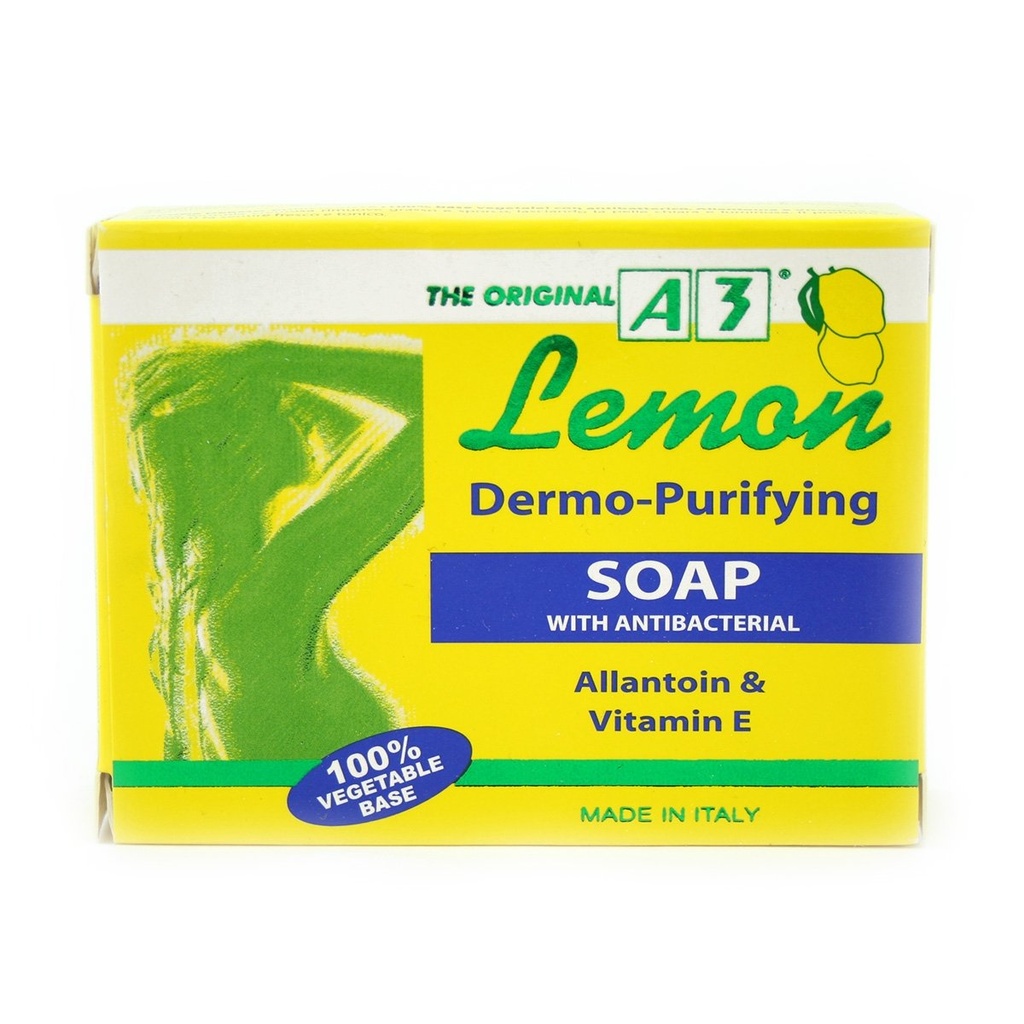 [24027] A3 Bar Soap Lemon Dermo Purifying Soap 100g