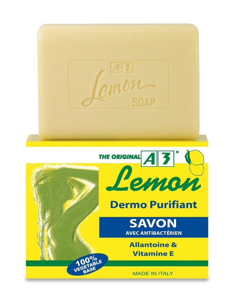 [22988] A3 Lemon Dermo Purifying Bar Soap 200g