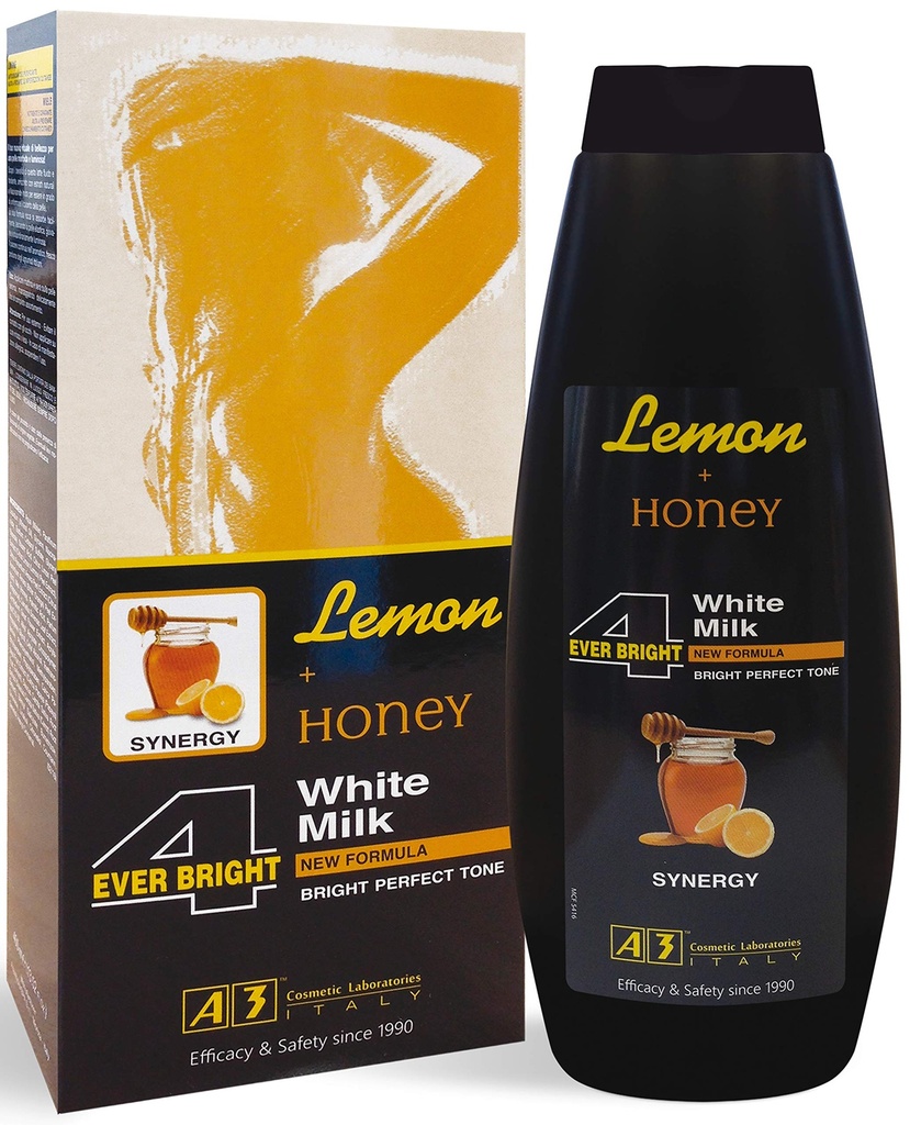 A3 Body Milk Lemon+Honey 4ever Bright White Milk 400 ml