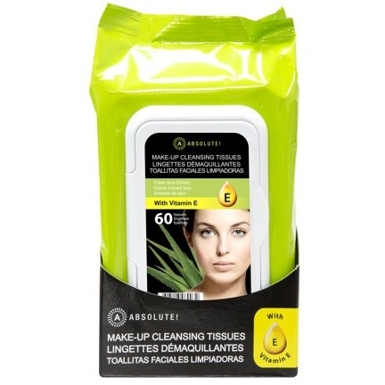 Absolute 10 Make Up Cleansing Tissues Fresh Aloe Extract Small 10 Tissues