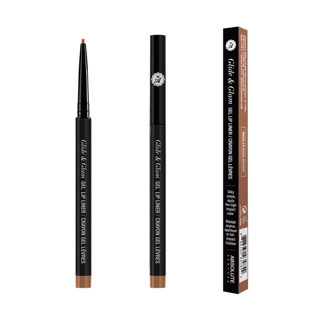 Absolute Glide & Glam Lip Liner Nude Brown 