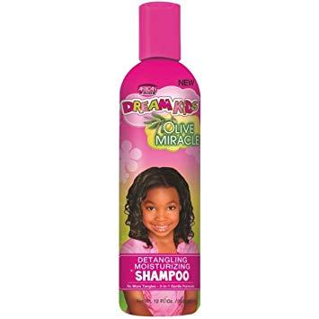 African Pride Dream Kids Olive Miracle Detangling Moisturizing Shampoo 12oz