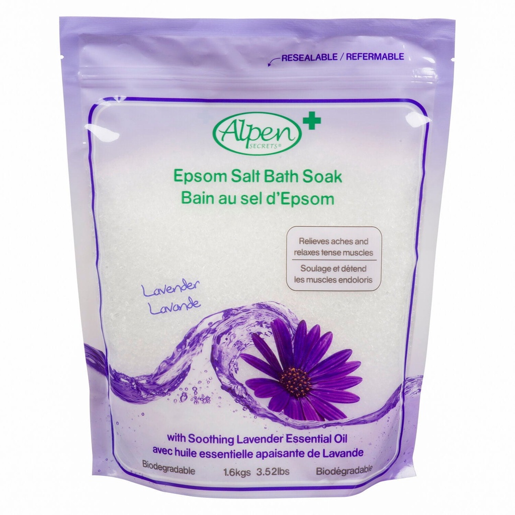 [8170] Alpen Epsom Salt Bath Lavender 1.6 kgs