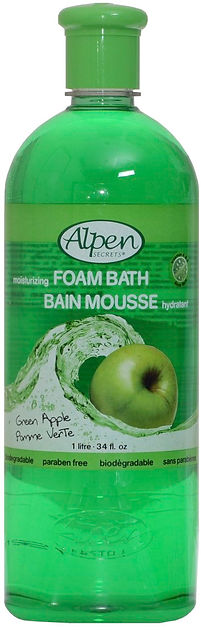 [5744] Alpen Foaming Milk Bath Green Apple 1 litre