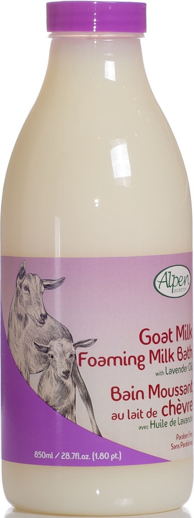 [6737] Alpen Foaming Milk Bath Lavender Oil 850ml