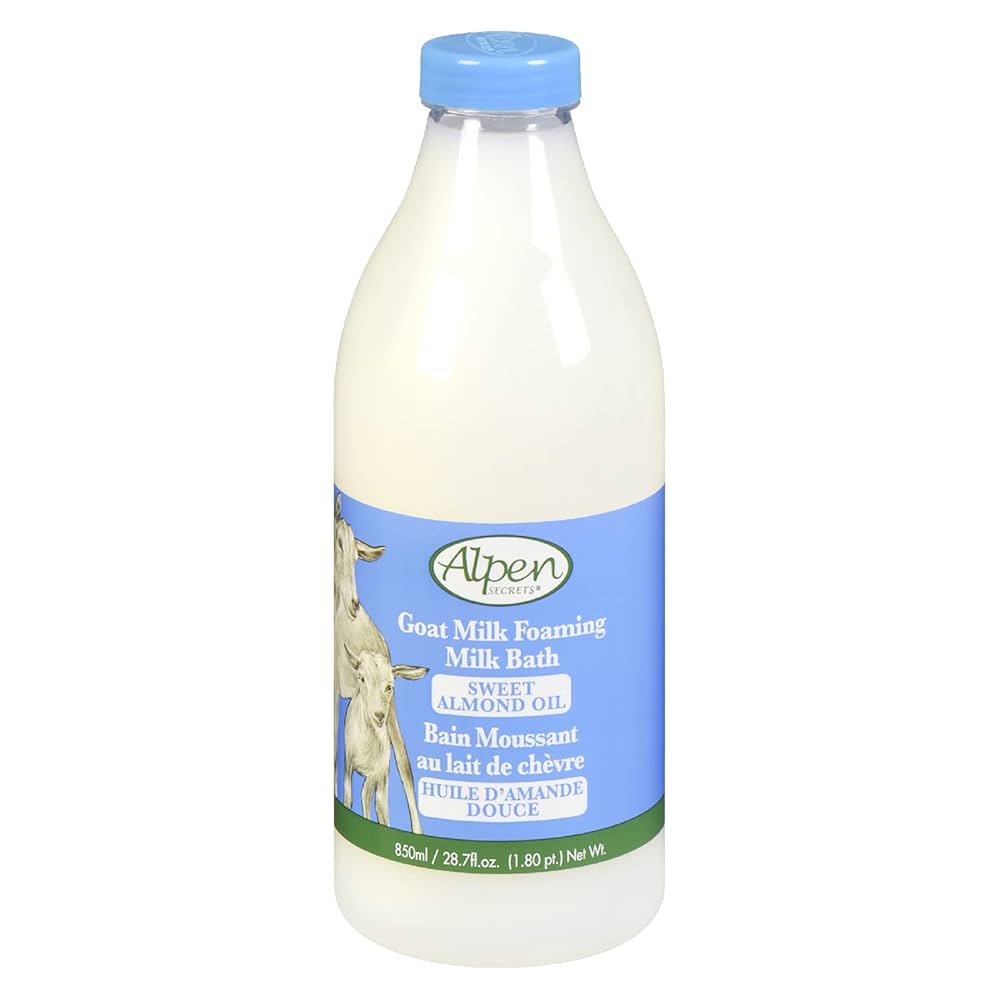 [6735] Alpen Foaming Milk Bath Sweet Almond Oil 850ml