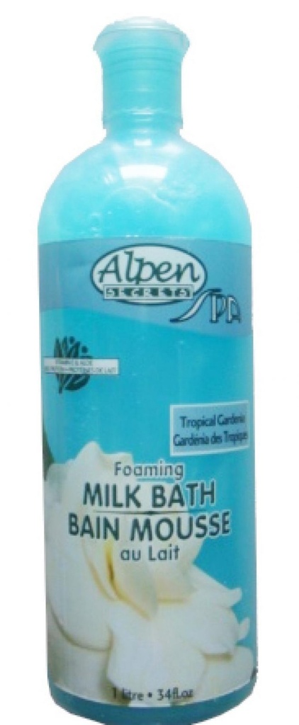 [13545] Alpen Foaming Milk Bath Tropical Gardenia 1 litre