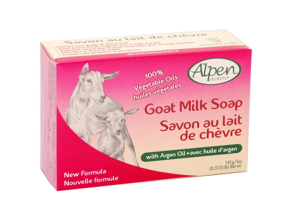 [5808] Alpen Goat Milk Soap Argan Oil 5oz