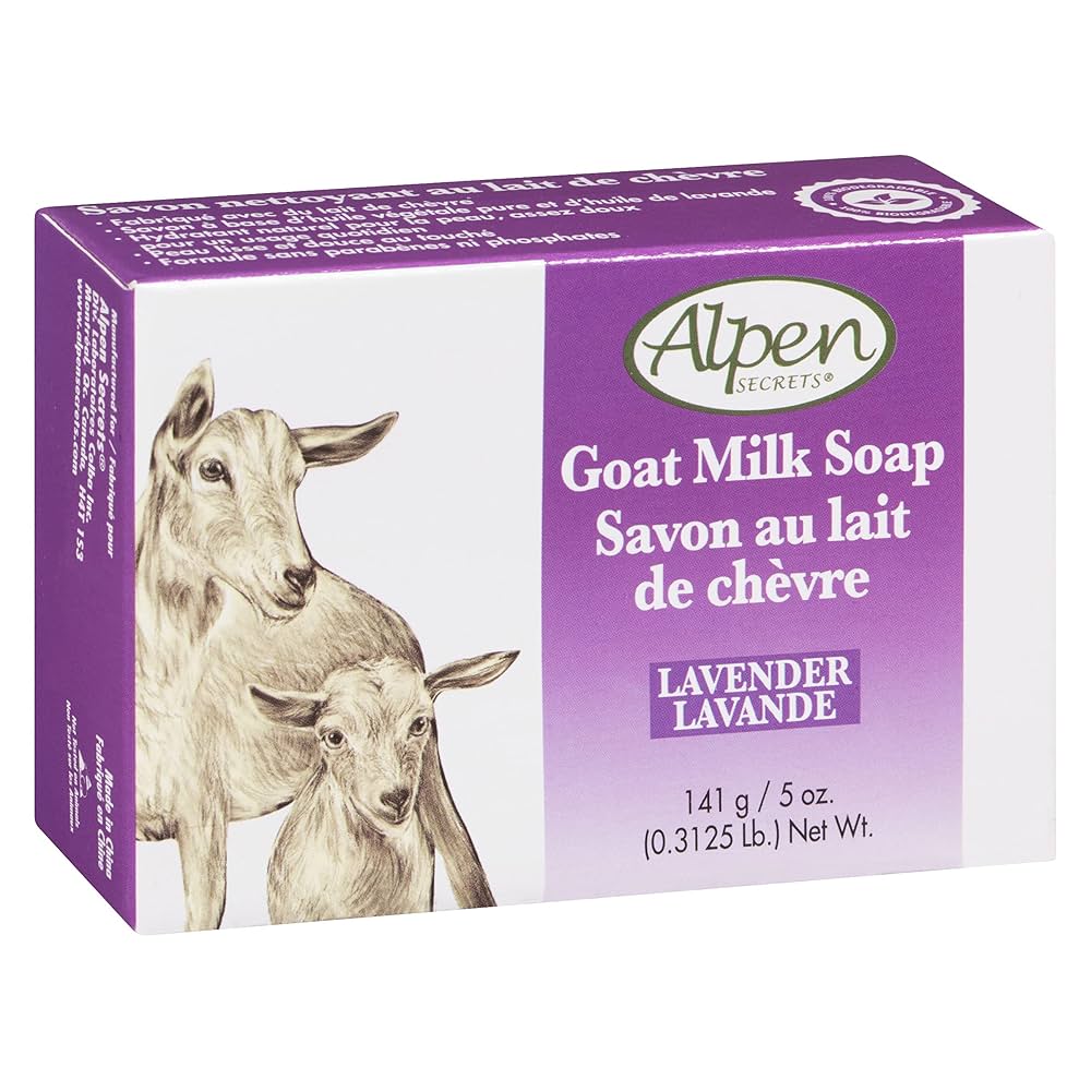 [10273] Alpen Goat Milk Soap Lavender 5oz