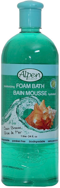 [5169] Alpen Moisturizing Foam Bath Ocean Breeze 1 litre