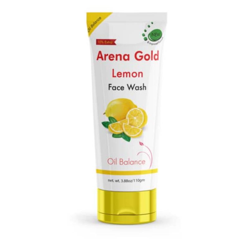 [21399] Arena Gold Face Wash Lemon Extract 110g