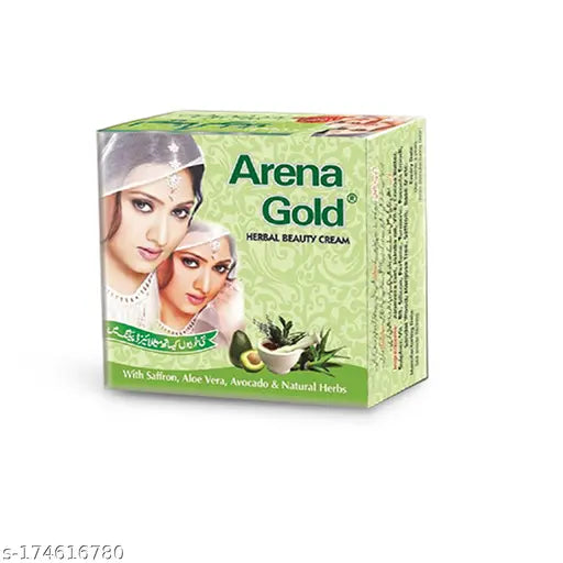 [21382] Arena Gold Herbal Beauty Cream Aloe vera & Avocado 