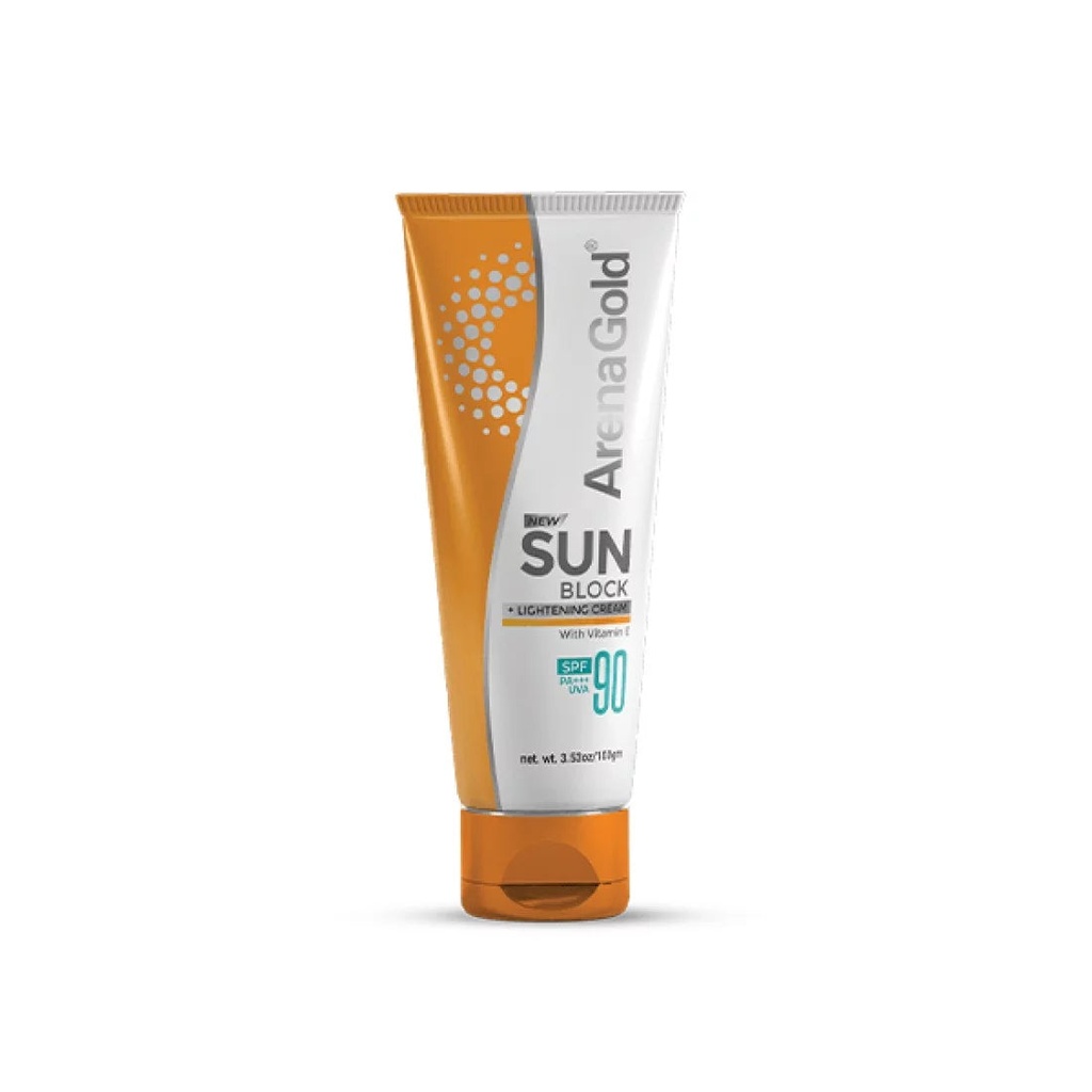 [21376] Arena Gold Sun Block + Lightening Cream SPF 90 100g