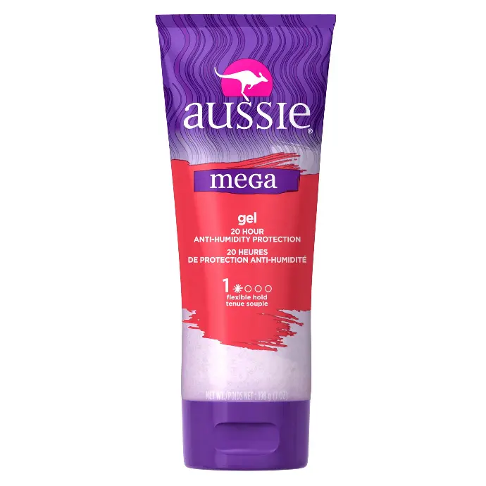 Aussie Mega Styling Gel Design & Hold 8oz