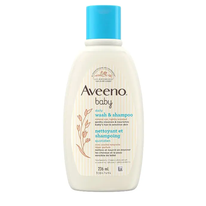 Aveeno Baby Wash & Shampoo Natural Oat Extract 12oz