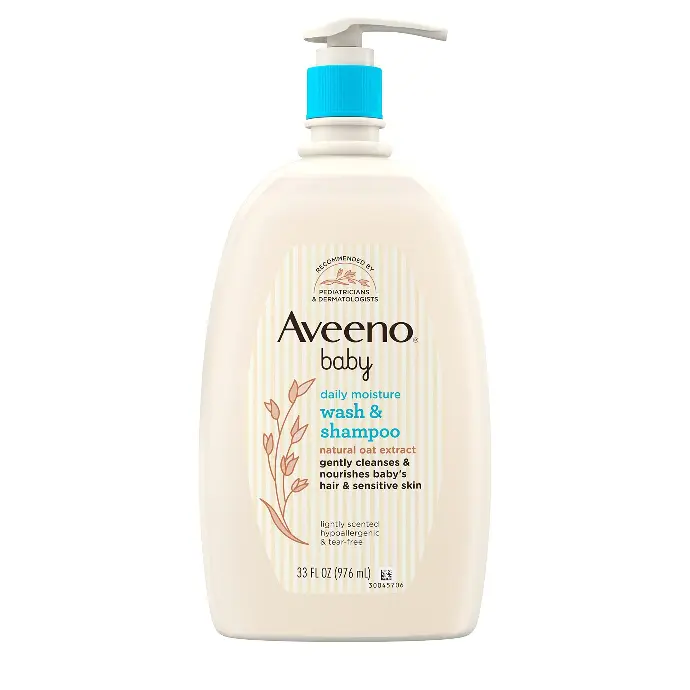 Aveeno Baby Wash & Shampoo Natural Oat Extract 33oz