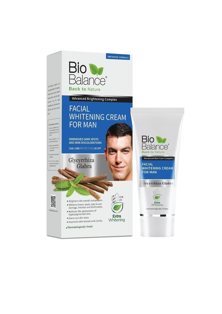 Bio Balance Facial Whitening Cream For Men 60ml