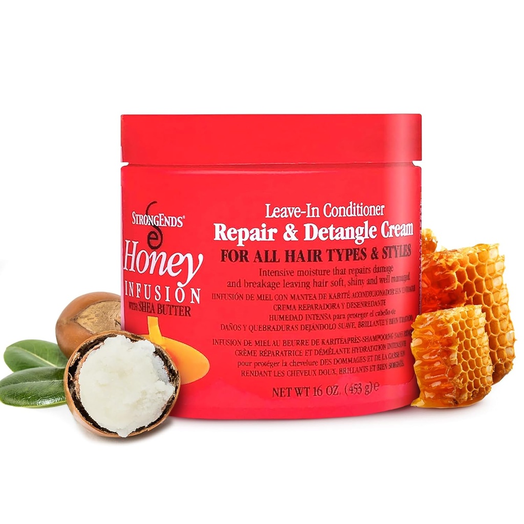 [21252] BioCare Labs Strong Ends Honey & Shea Leave In Conditioner 16oz
