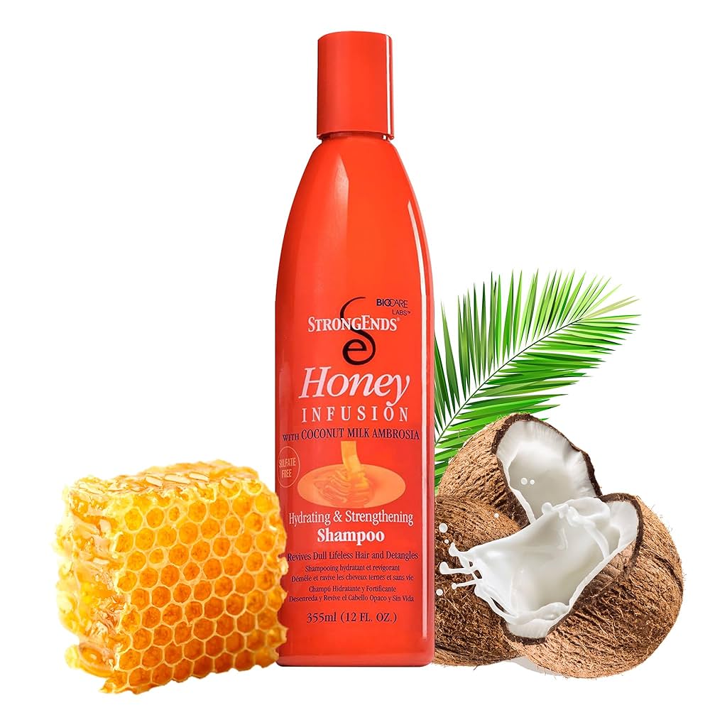 [13642] BioCare Labs Strong Ends Honey Infusion Shampoo 355ml