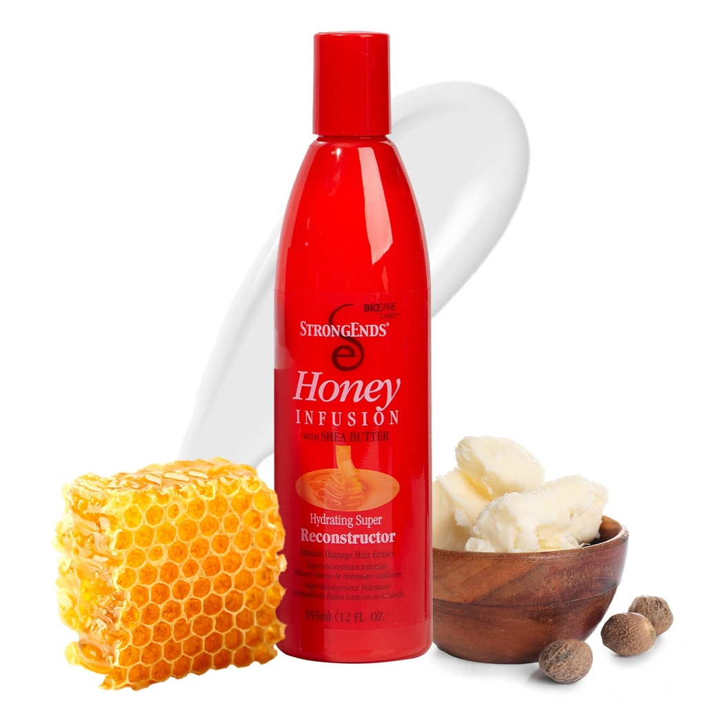 [13643] BioCare Labs Strong Ends Honey Infusion with Shea Butter 355ml