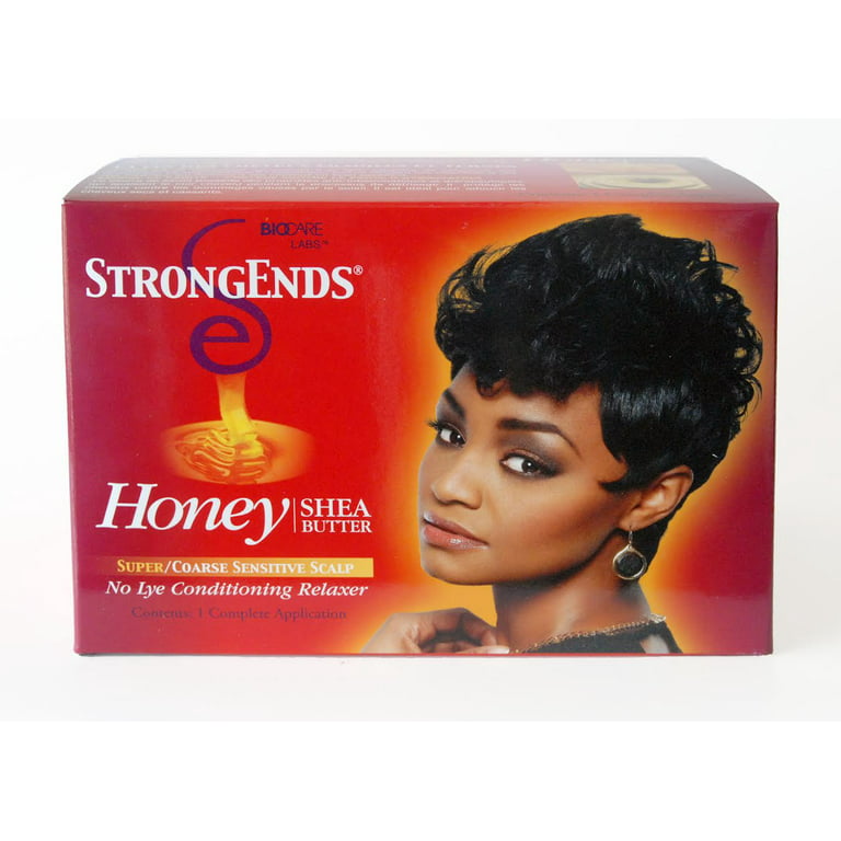 BioCare Labs Strong Ends Honey Shea Butter Relaxer Regular 2pk