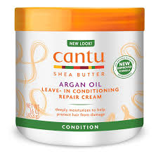 [15222] Cantu Leave in Conditioner Cream Argan Oil 453g
