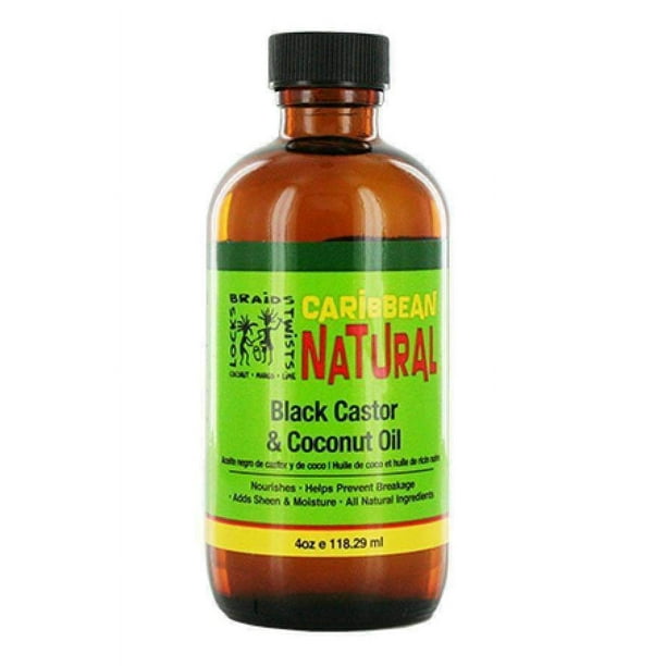 Caribbean Natural Black Castor & Coconut Oil (Bottle) 4 oz