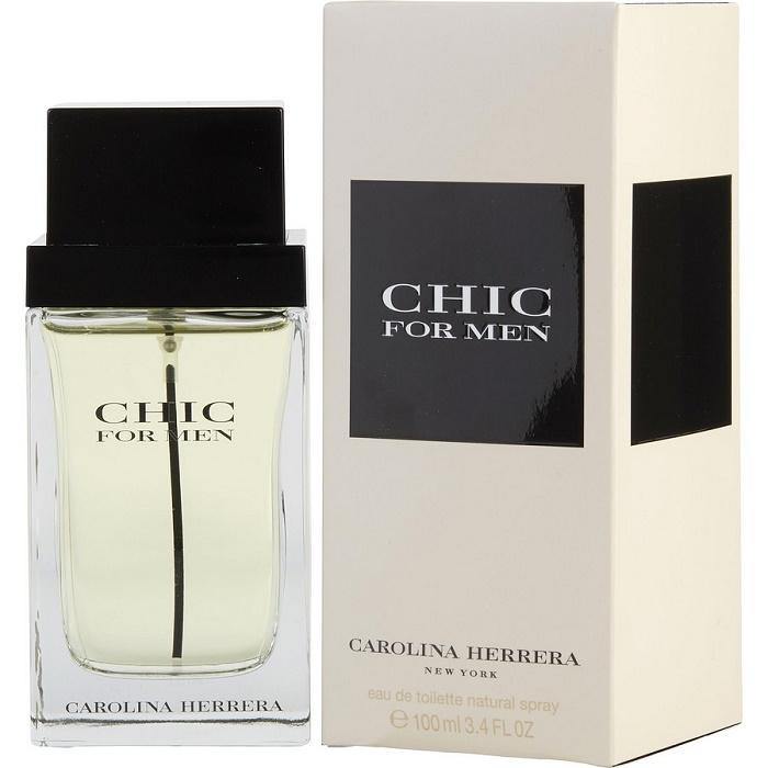 [17738] Carolina Herrera Perfume Spray Chic Men EDT 100 ml