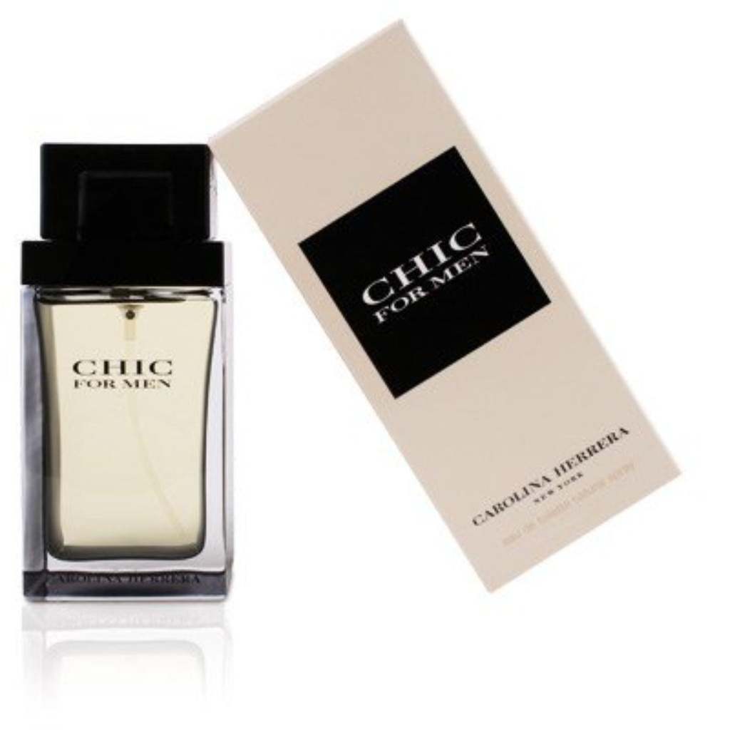 [17738] Carolina Herrera Perfume Spray Chic Men EDT 100 ml