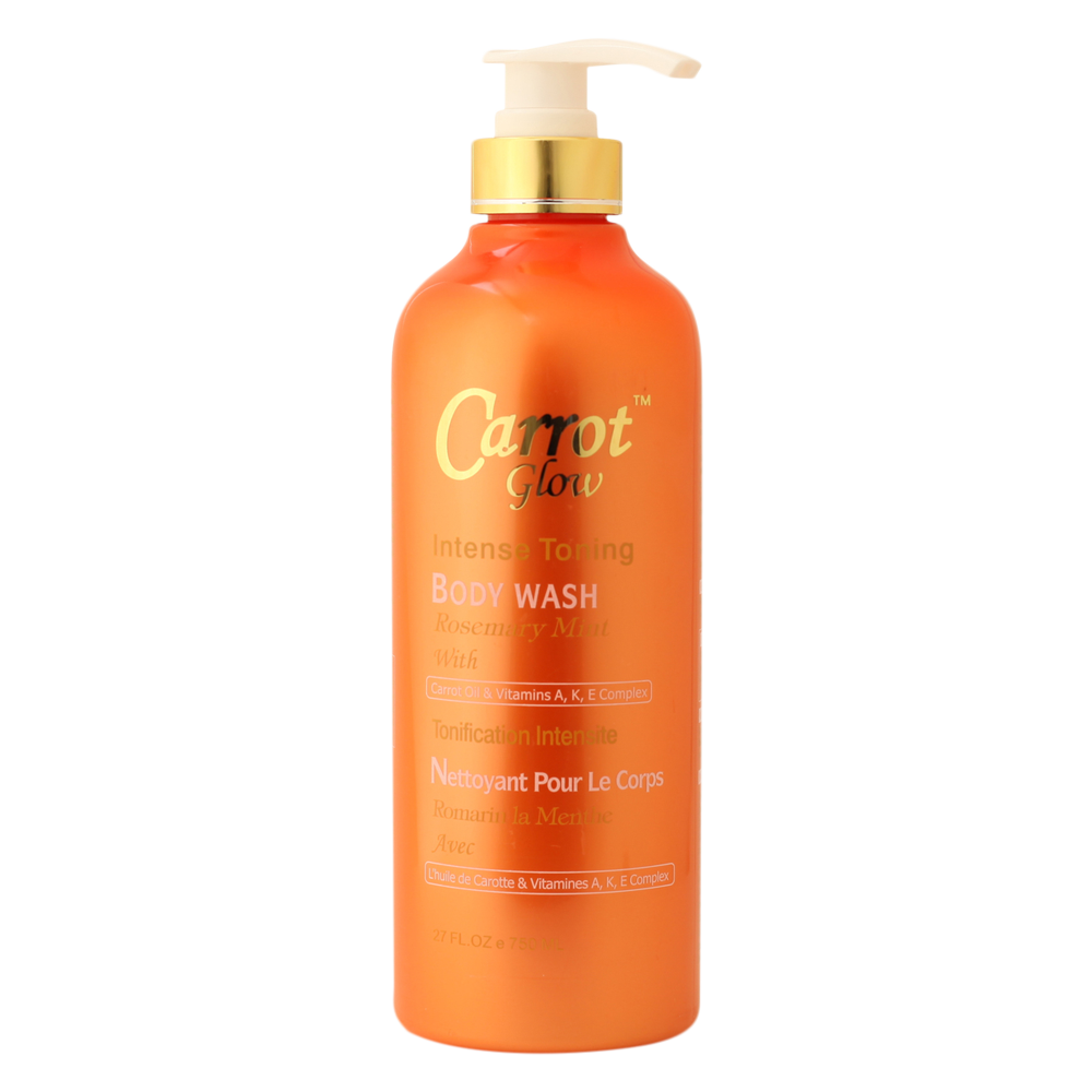 Carrot Glow Intense Toning Rose Body Wash 750 ml