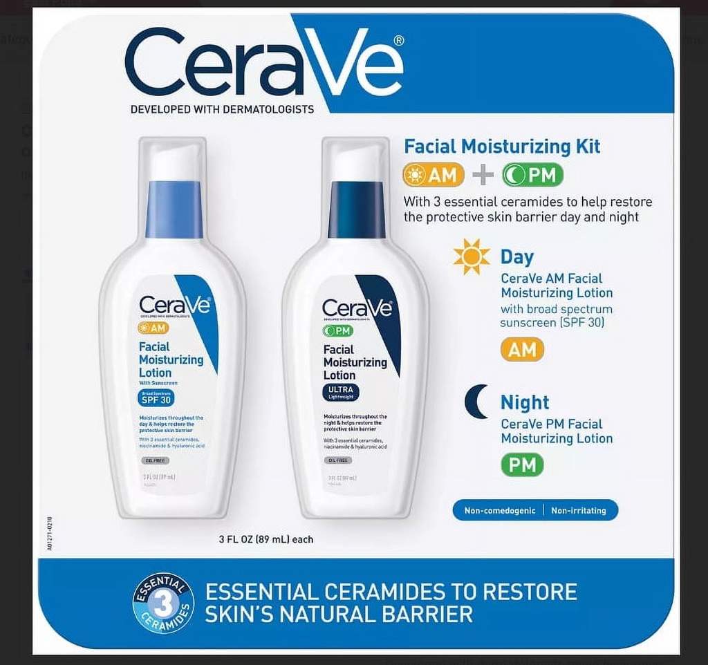 Cerave Facial Moisturizing Kit AM & PM 
