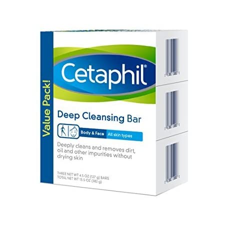 [17910] Cetaphil 3pk Bar Soap Deep Cleansing 3oz