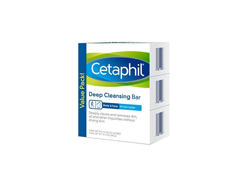 [17910] Cetaphil 3pk Bar Soap Deep Cleansing 3oz
