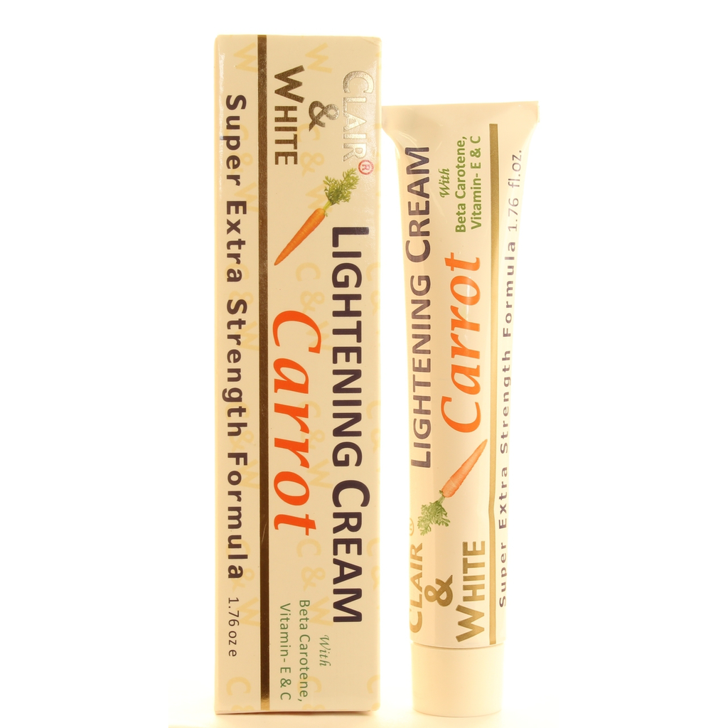 Clair & White Lightening Cream Carrot Beta Carotene Vit E&C 
