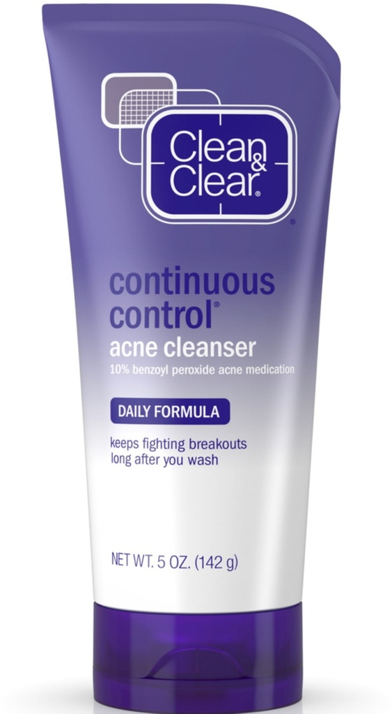 Clean & Clear Acne Cleanser Continuios Control Acne Cleanser 5oz