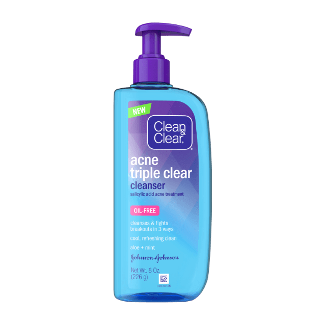 Clean & Clear Cleanser Acne Triple Clear 8oz/226ml