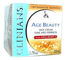 Clinians Age Beauty Face Cream Tone and Firmness with Collagen 50ml