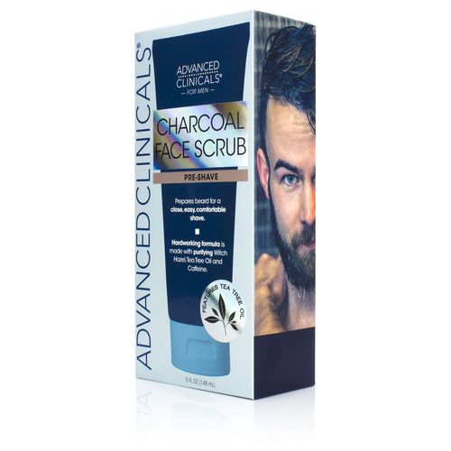 Clinical Advance Clinicals Charcoal Face Scrub for Men 5oz
