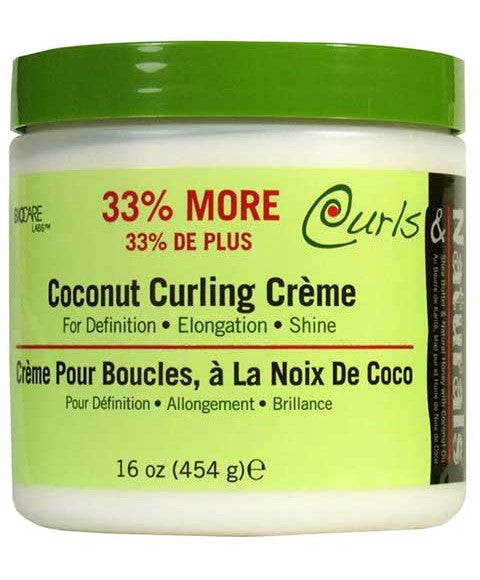 [22629] Curls & Natural Coconut Curling Creme 16oz