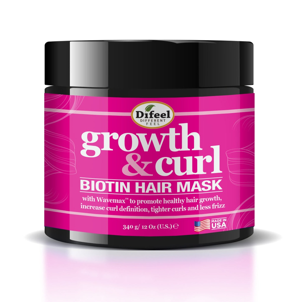[24281] Difeel Biotin Growth & Curl Biotin Hair Mask 12oz