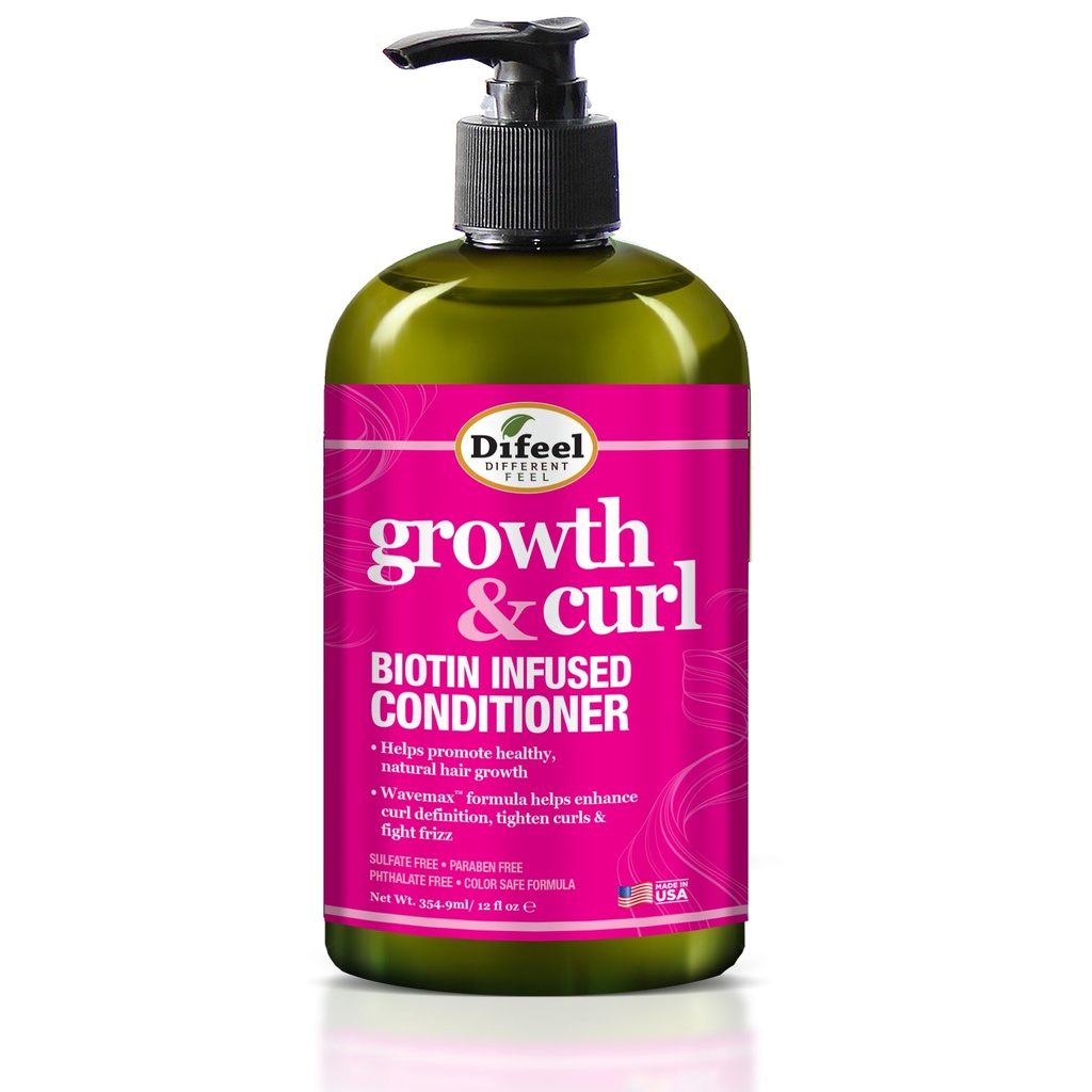 Difeel Biotin Growth & Curl Conditioner 12oz