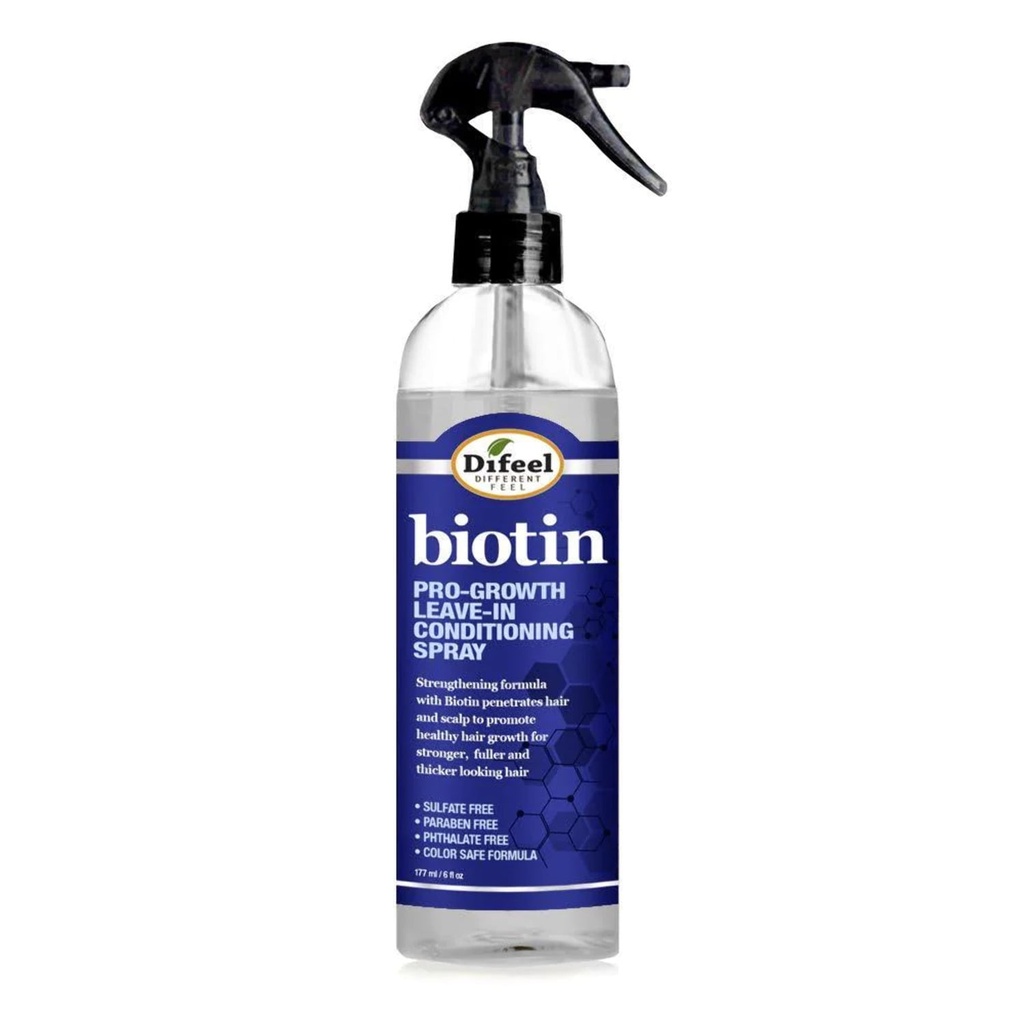 Difeel Biotin Pro Growth Leave In Conditioning Spray 6oz