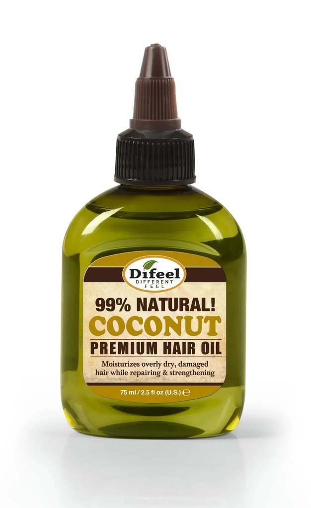 [18972] Difeel Premium Natural Hair Oil Coconut Oil 75ml
