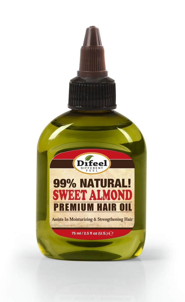 [19153] Difeel Premium Natural Hair Oil Sweet Almond Oil 75ml