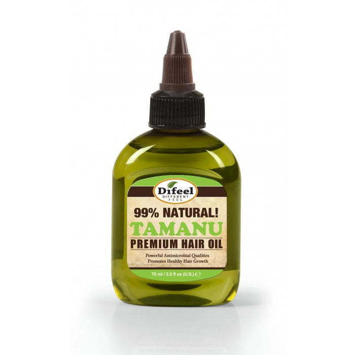 Difeel Premium Natural Hair Oil Tamanu Oil 75ml