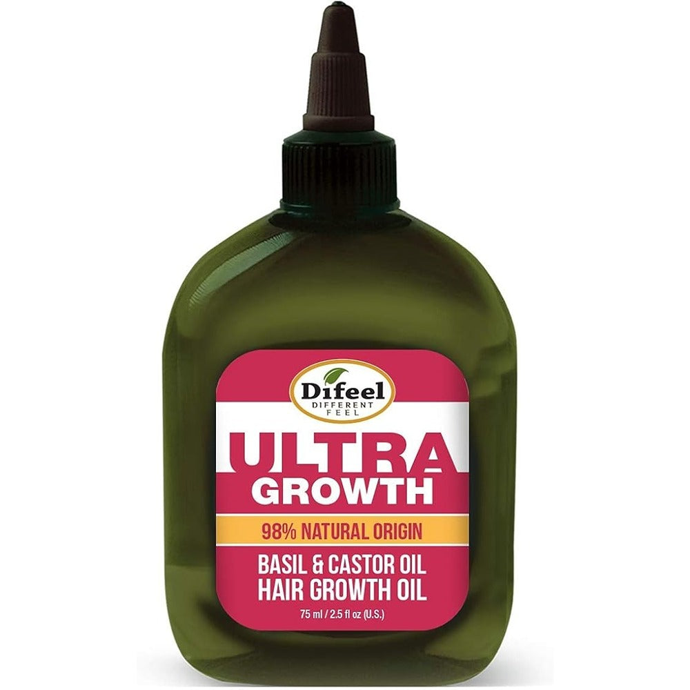 [22345] Difeel Ultra Growth Basil Castor Hair Growth Oil 75ml