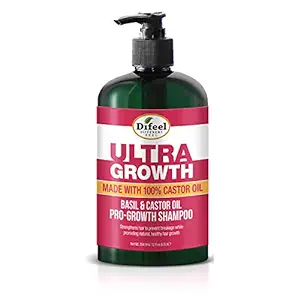 Difeel Ultra Growth Basil Castor Shampoo 12oz