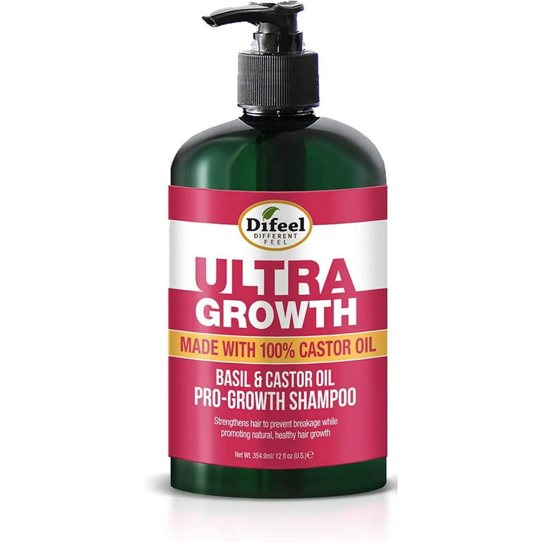 [22342] Difeel Ultra Growth Basil Castor Shampoo 12oz