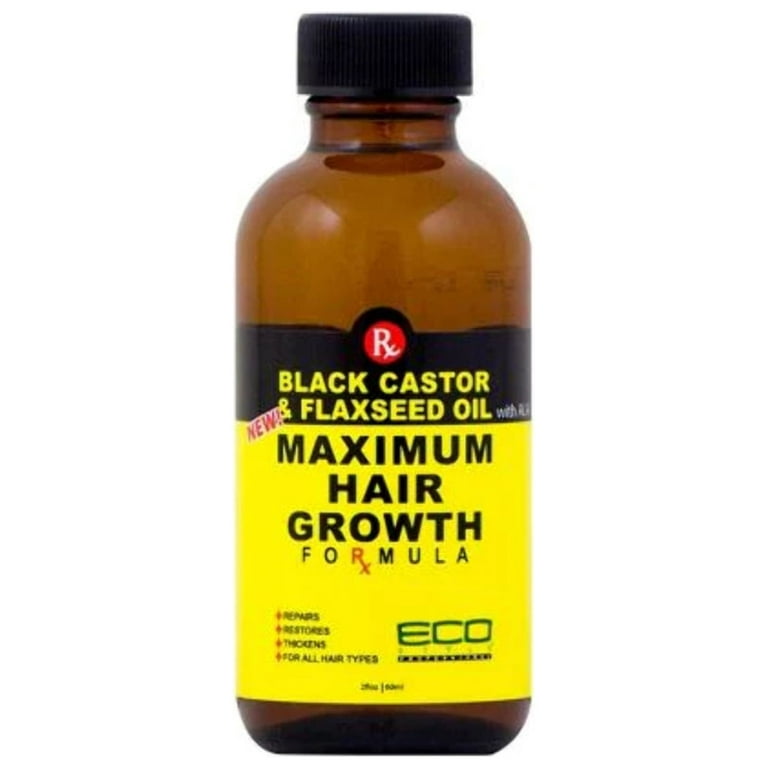 Eco styler Black Castor & Flaxseed Oil Maximum Hair Growth Oil 2oz