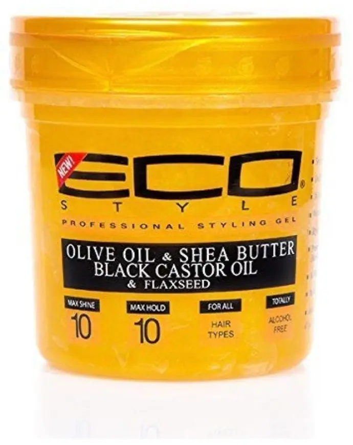 Eco styler Black Castor Oil Gold Olive Oil & Shea Butter 5Lbs